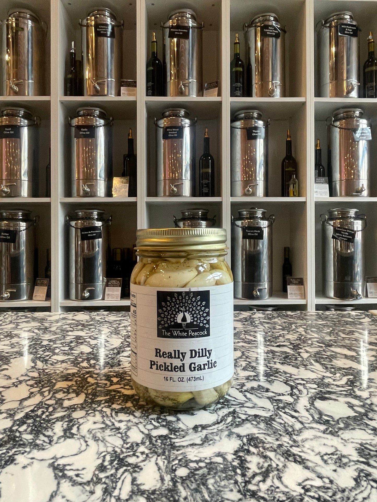 Really Dilly Pickled Garlic 16oz.