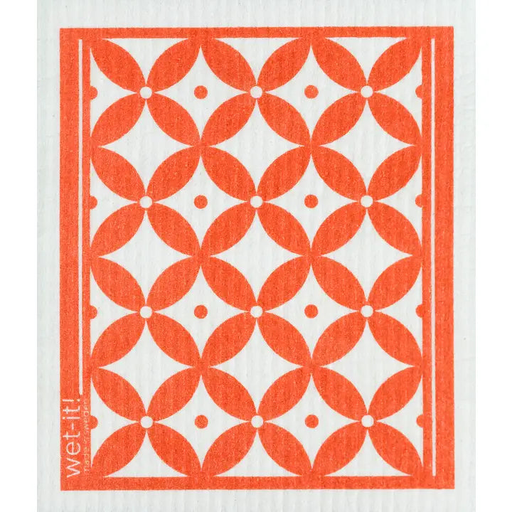 Classic Coral Swedish Cloth