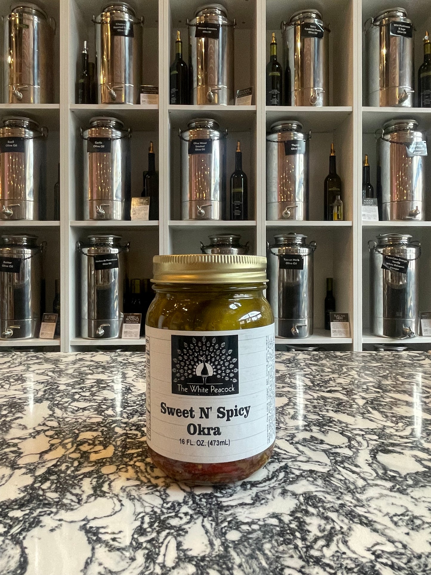 Sweet N’ Spicy Okra 16oz.