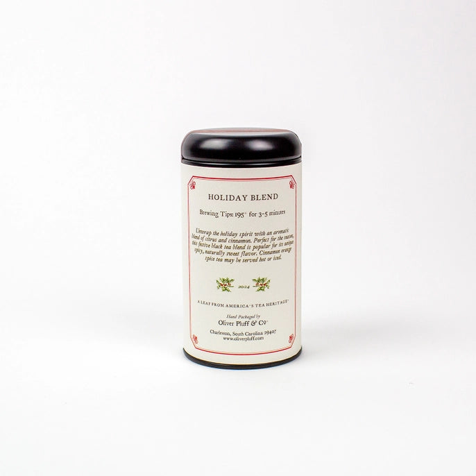Oliver Pluff's Holiday Blend - Tea Bags in Signature Tea Tin