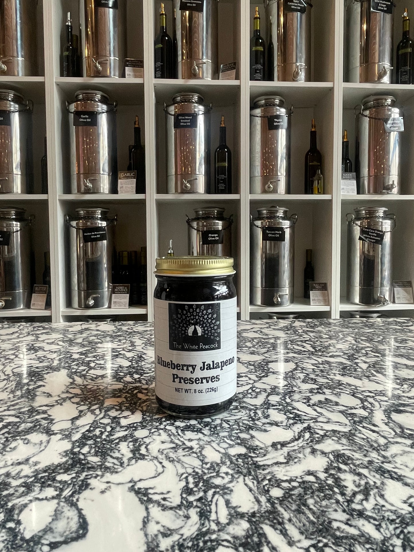 Blueberry Jalapeno Preserves 8oz.