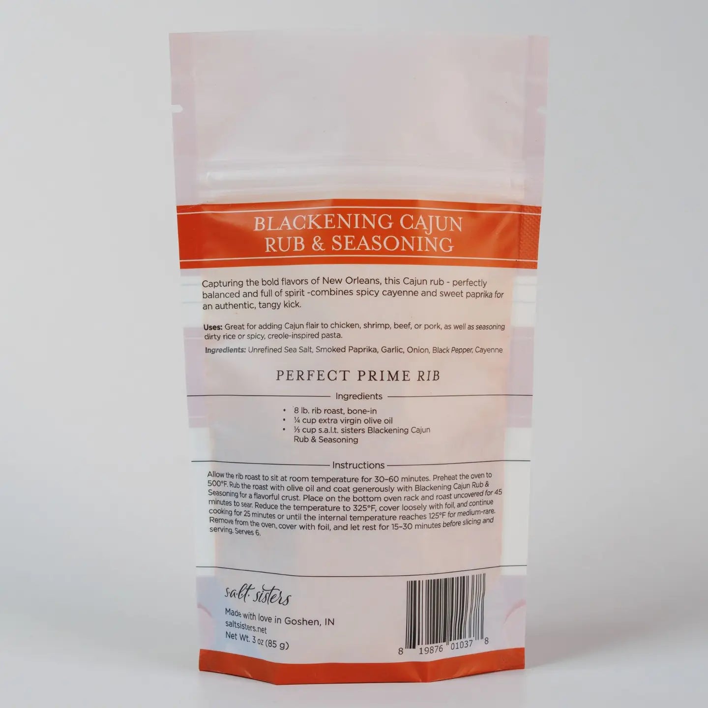 Salt Sisters Rub & Seasoning Mix 3 oz