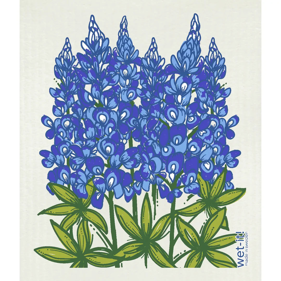 Wet It! Blue Bonnet Swedish Cloth