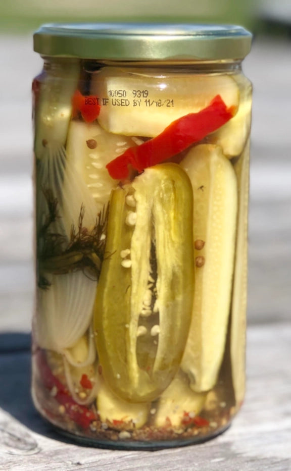 Granny's Hot Sweet Pickles