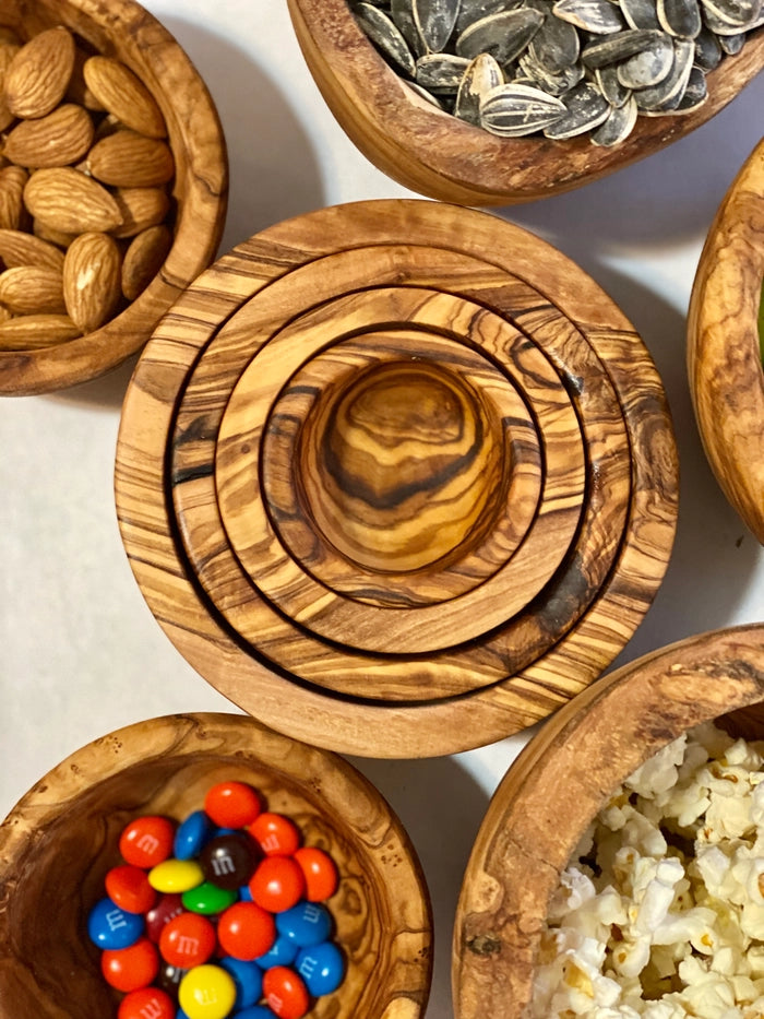 Olive Wood Nesting Bowls