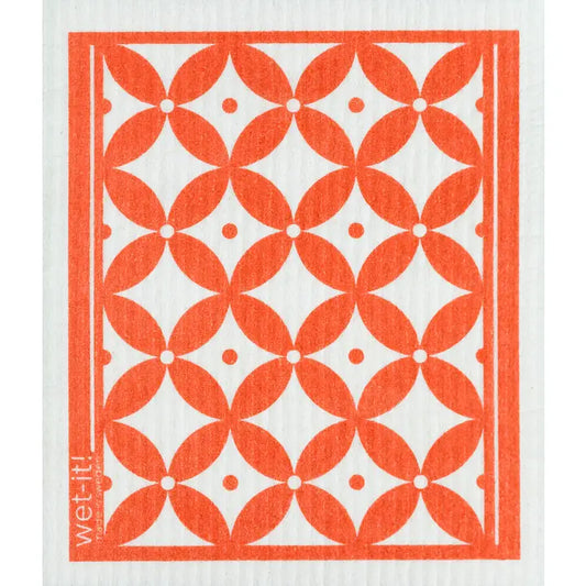 Classic Coral Swedish Cloth
