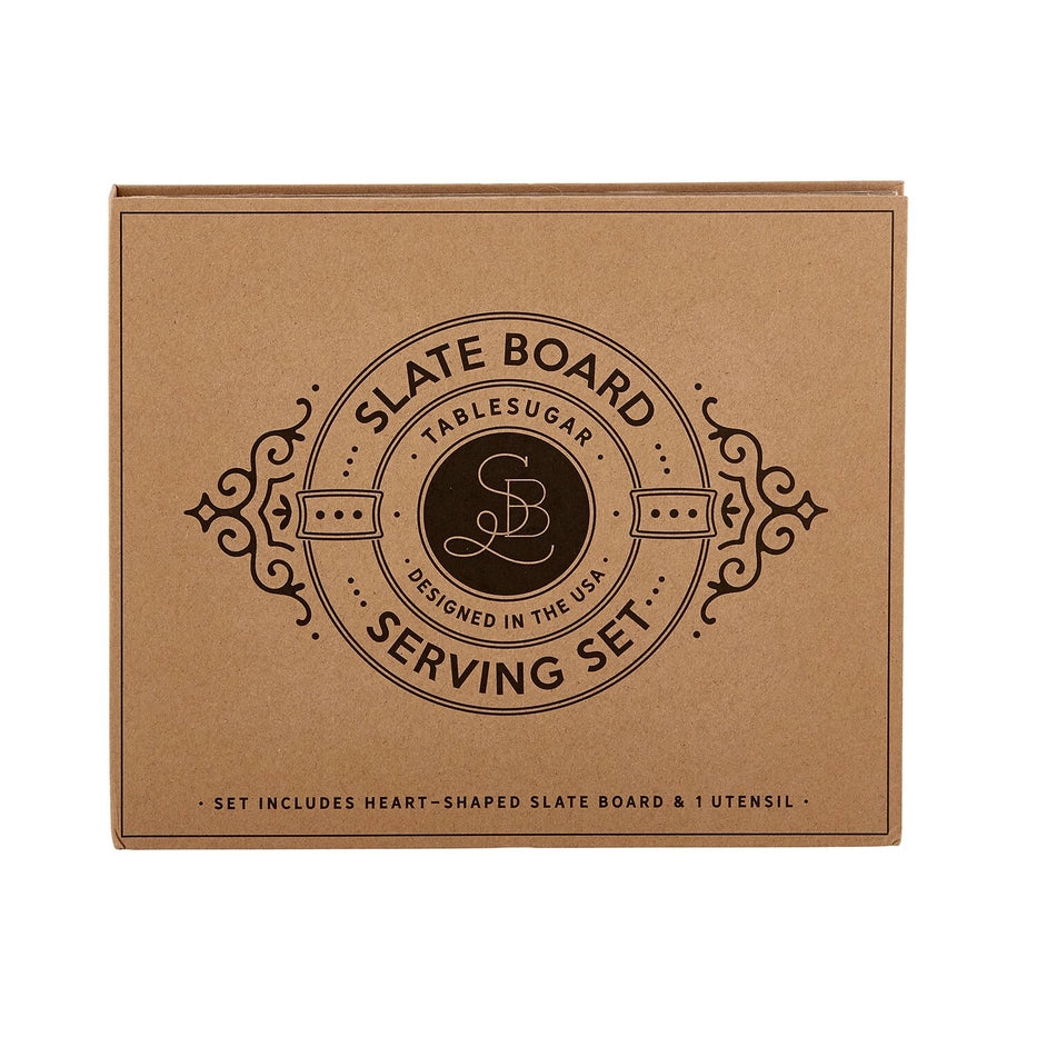 Slate Board Serving Book Box