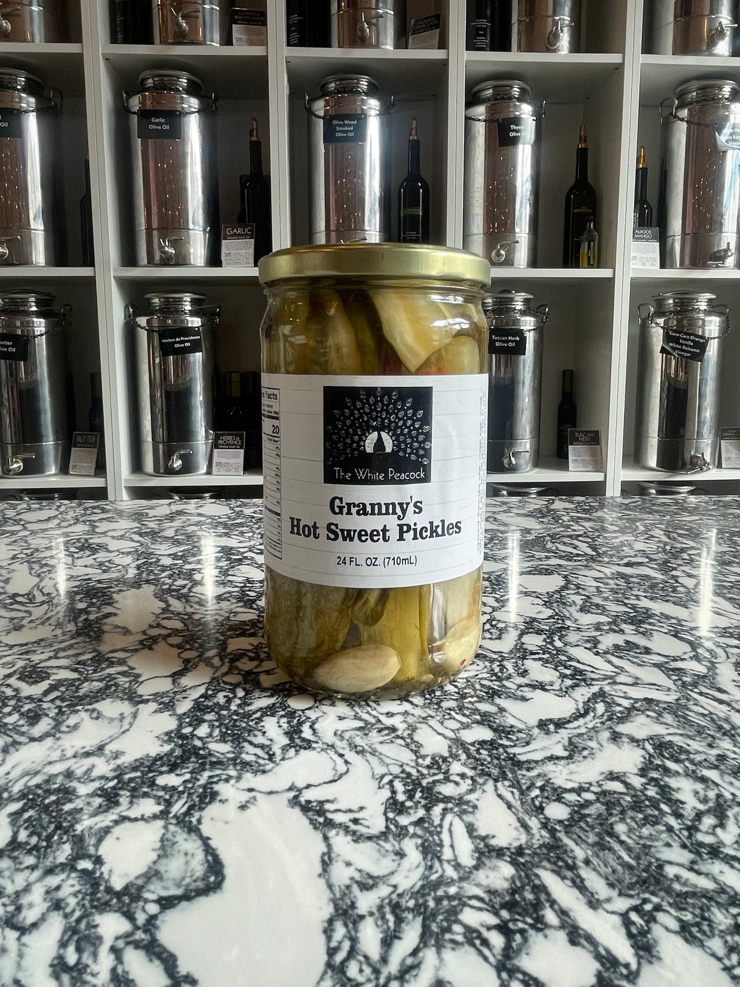 Granny’s Hot Sweet Pickles 24oz.