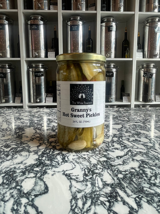Granny’s Hot Sweet Pickles 24oz.
