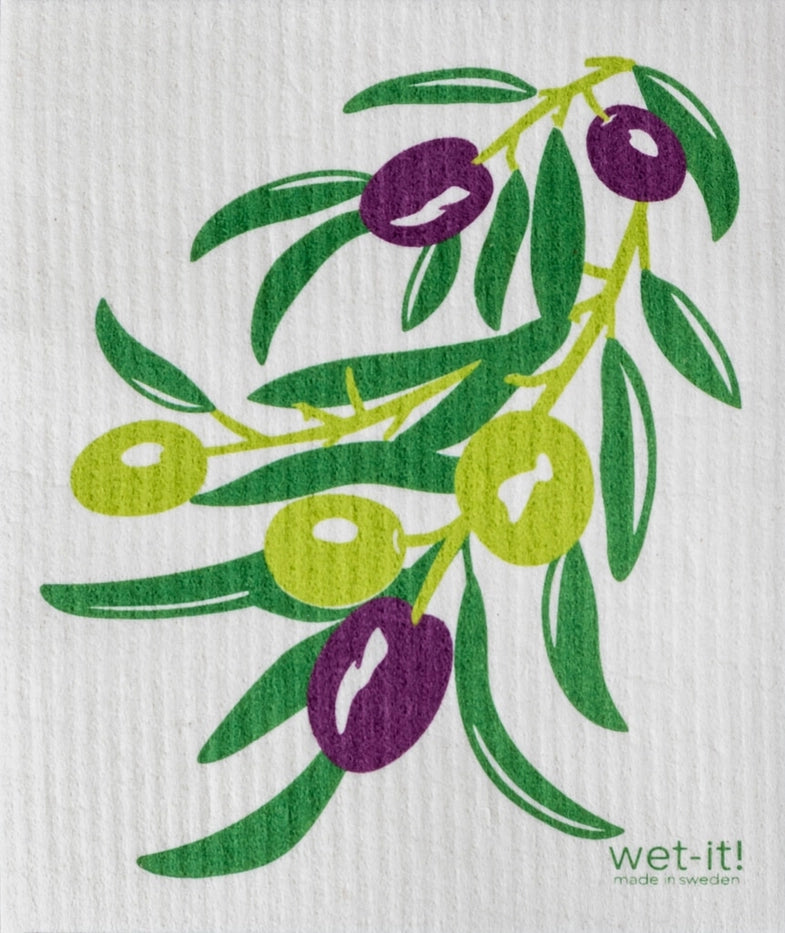 Olive Branch Swedish Cloth