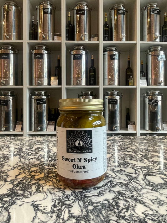 Sweet N’ Spicy Okra 16oz.