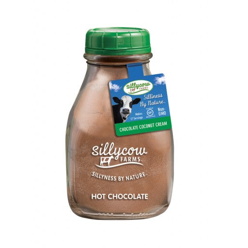 Chocolate Coconut Cream Hot Cocoa Mix 16.9 oz Glass Bottle