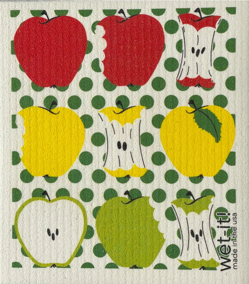 Apple Slices Swedish Cloth