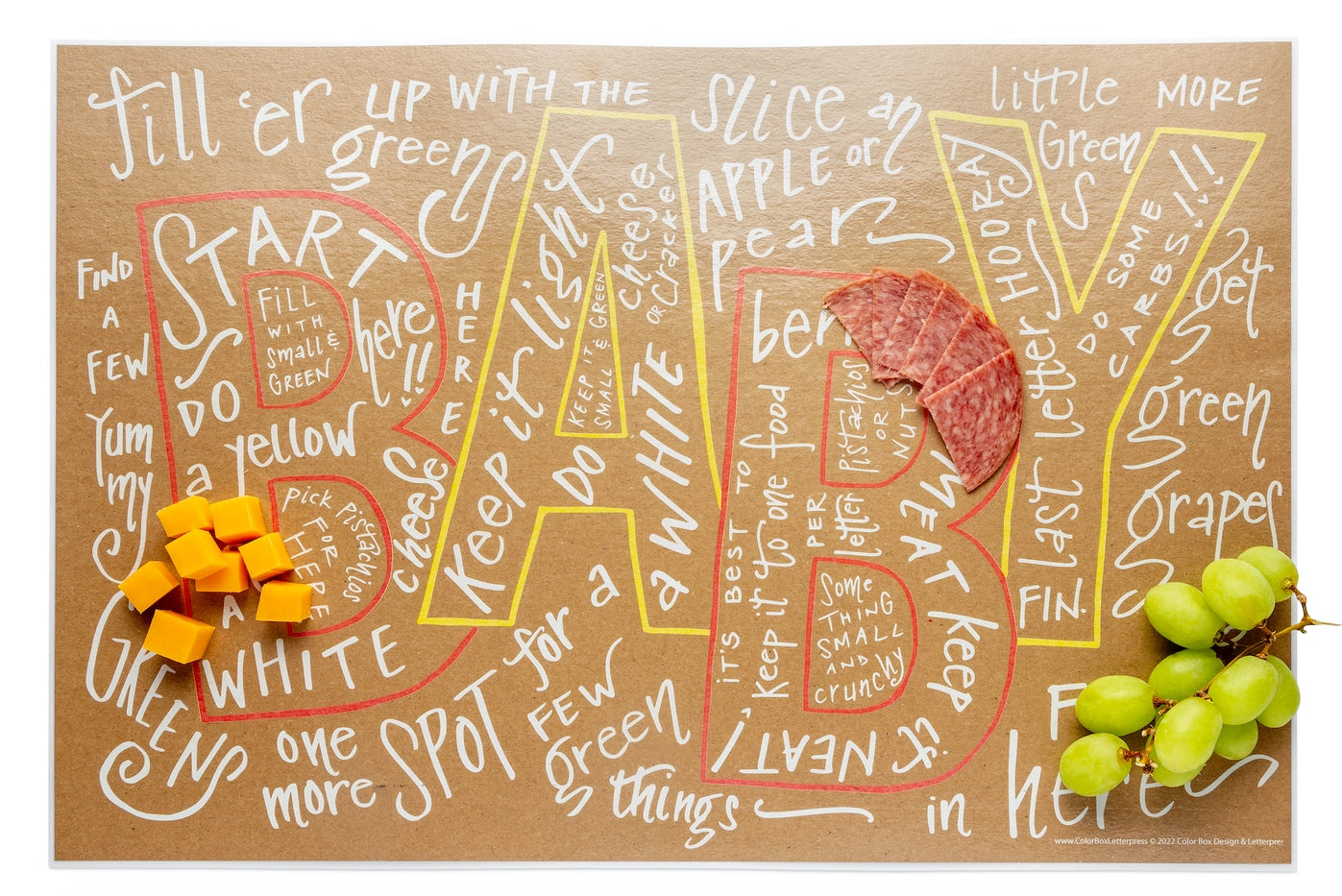 Charcuterie Cheat Sheet- Baby