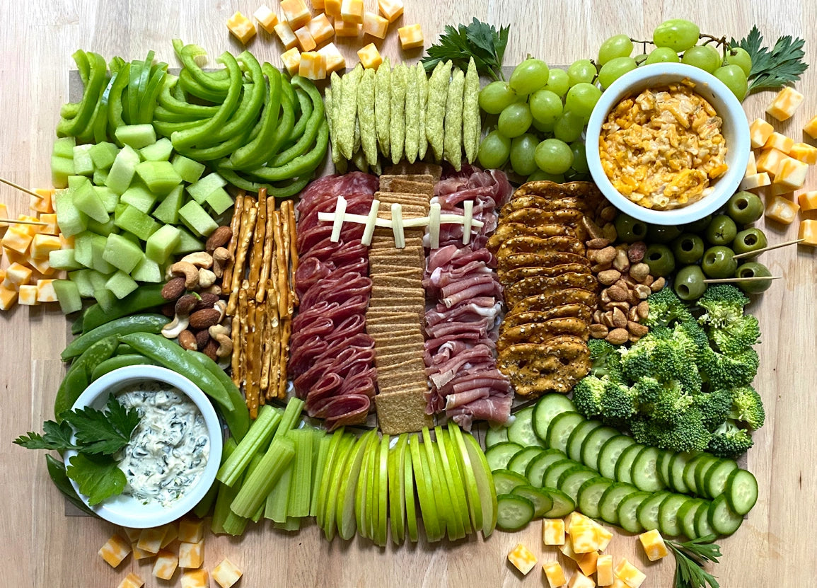 Charcuterie Cheat Sheet- Football