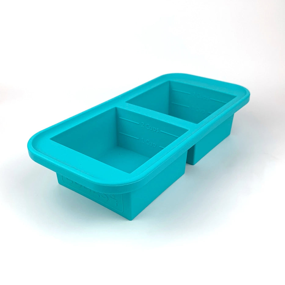 Souper Cubes 2 Cup Freezing Tray- Aqua