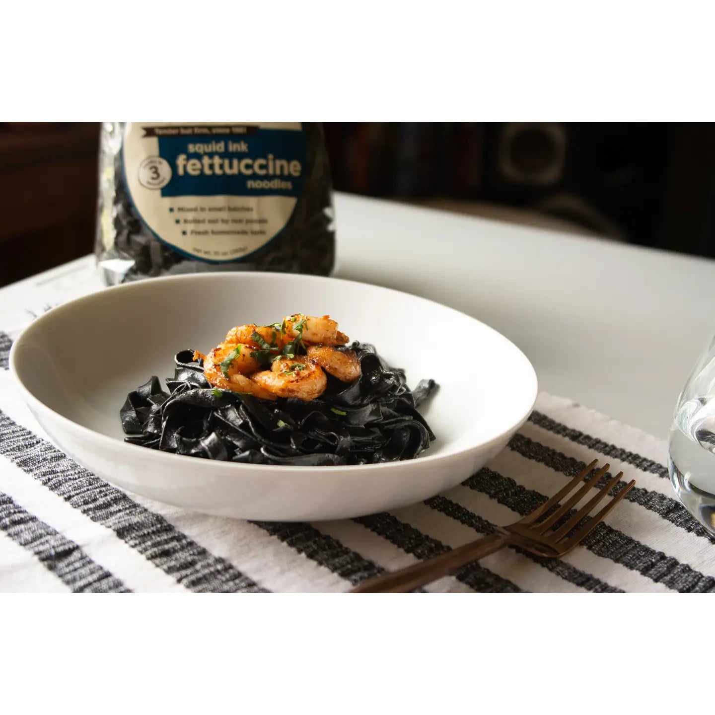 Squid Ink Fettuccine