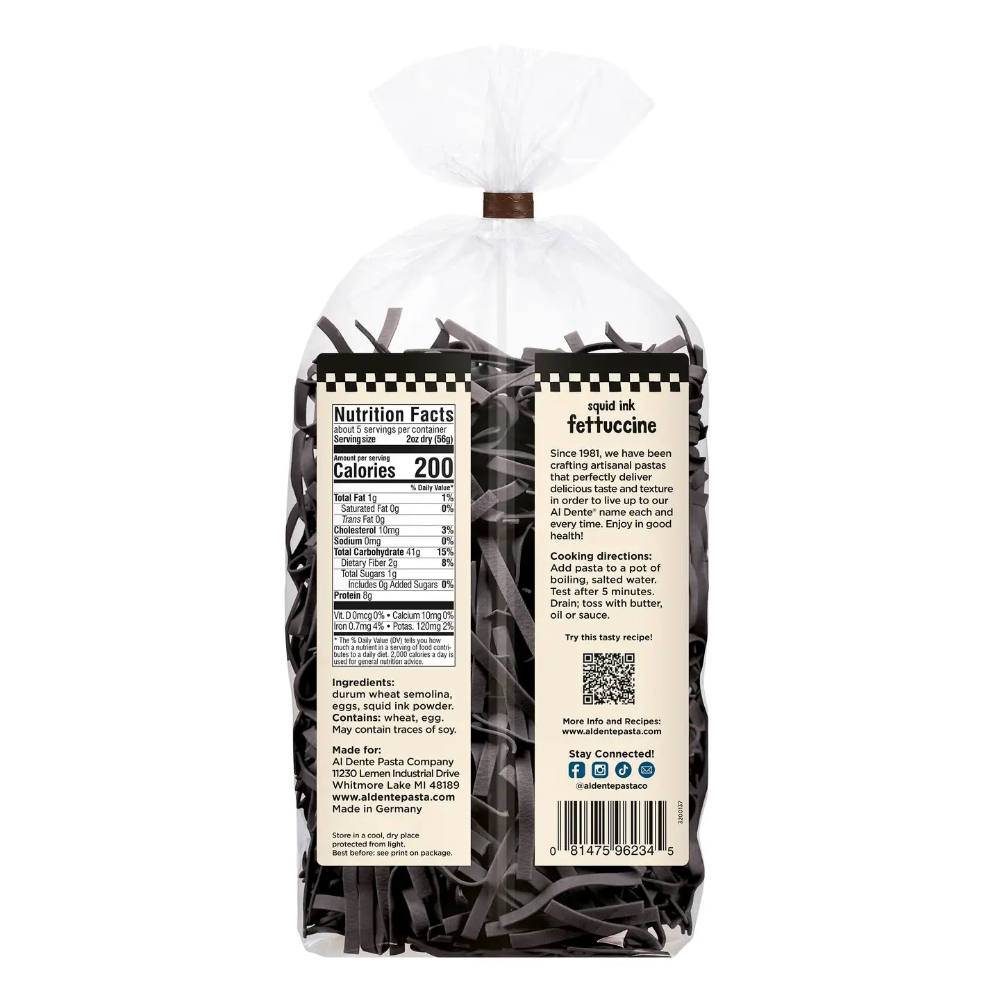 Squid Ink Fettuccine