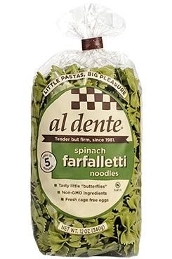 Spinach Farfalletti