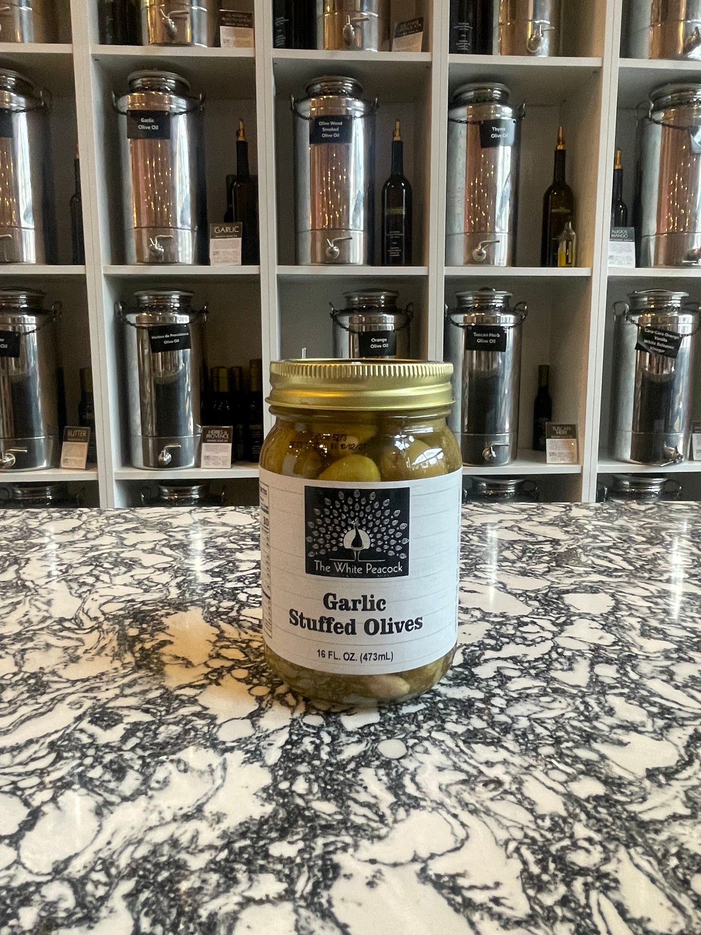 Garlic Stuffed Olives 16oz.