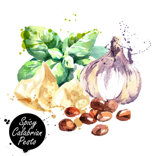 Spicy Calabrian Pesto Olive Oil