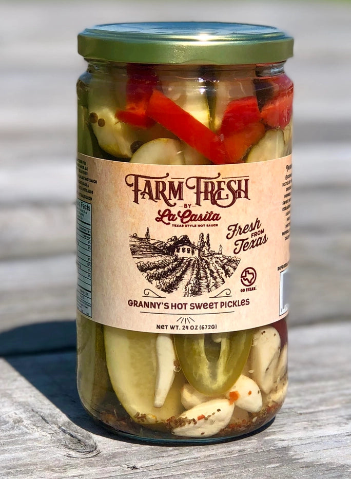 Granny's Hot Sweet Pickles