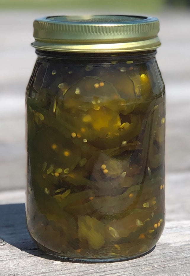 Sweet Fire Pickles with Candied Jalapenos