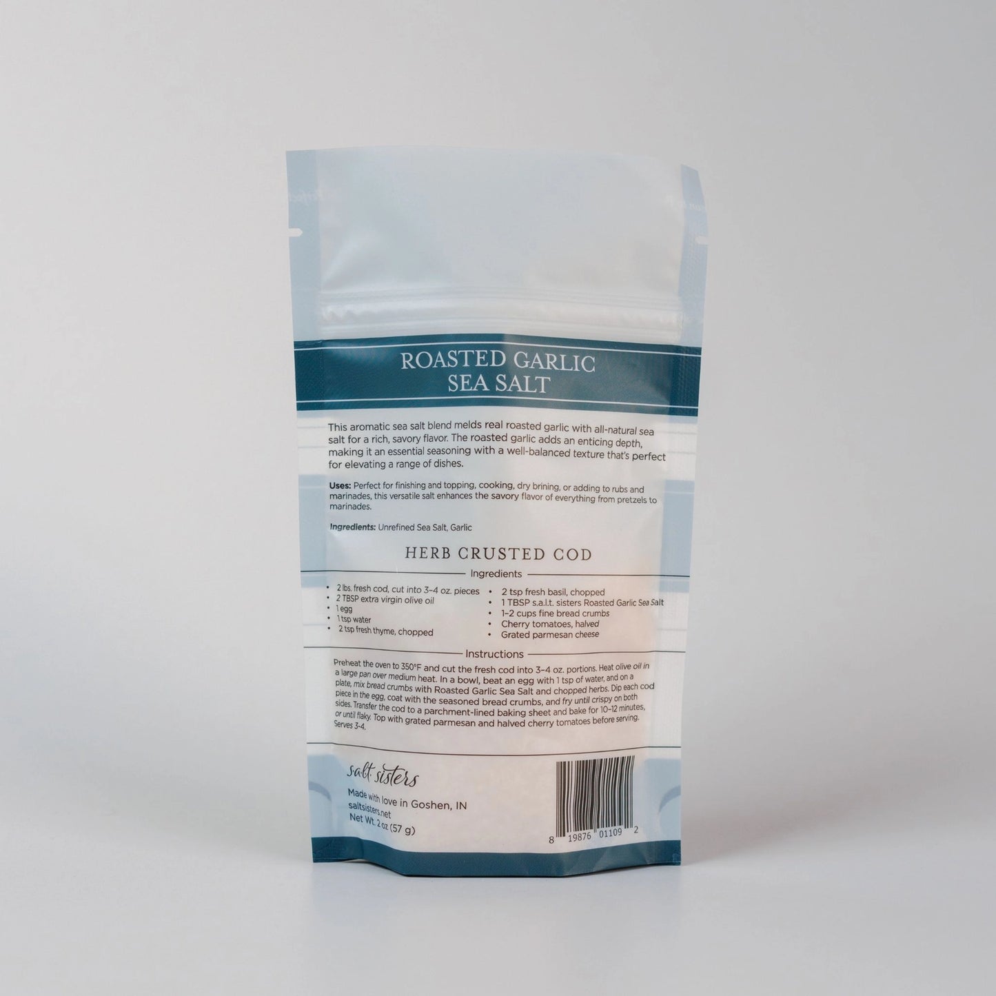 Salt Sisters All Natural Sea Salt 2 oz