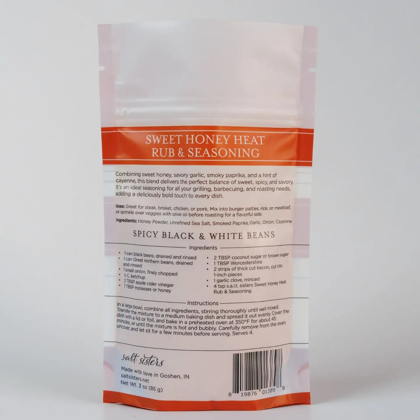 Salt Sisters Rub & Seasoning Mix 3 oz